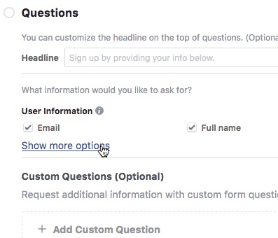 Customize the form