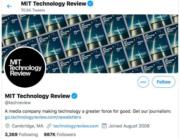 MIT Technology Review @techreview