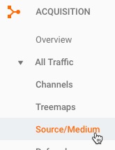 Viewing Source/Medium within Google Analytics